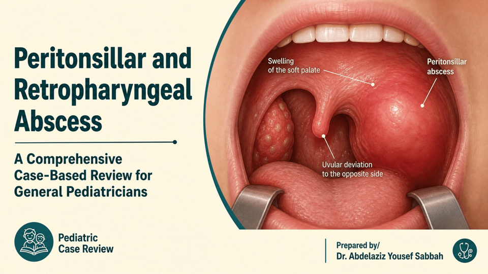 Peritonsillar & Retropharyngeal Abscess