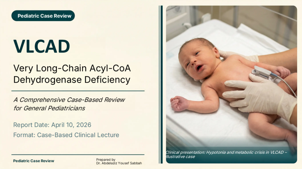Very Long-Chain Acyl-CoA Dehydrogenase Deficiency (VLCAD)