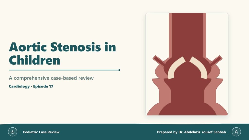 Aortic Stenosis slide 1