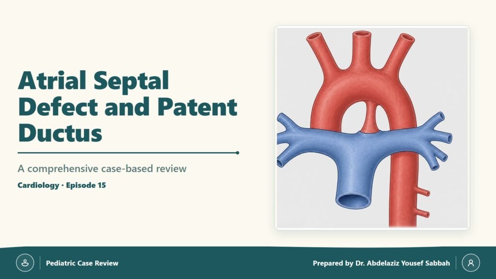 Atrial Septal Defect and Patent Ductus slide 1