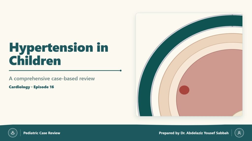 Hypertension in Children slide 1