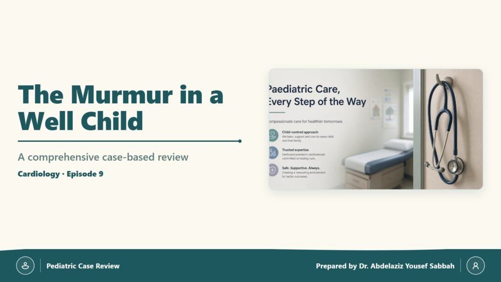 The Murmur in a Well Child slide 1