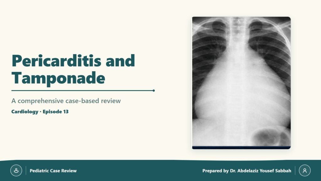 Pericarditis and Tamponade slide 1