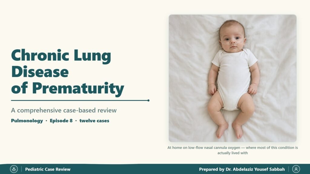 Chronic Lung Disease of Prematurity slide 1