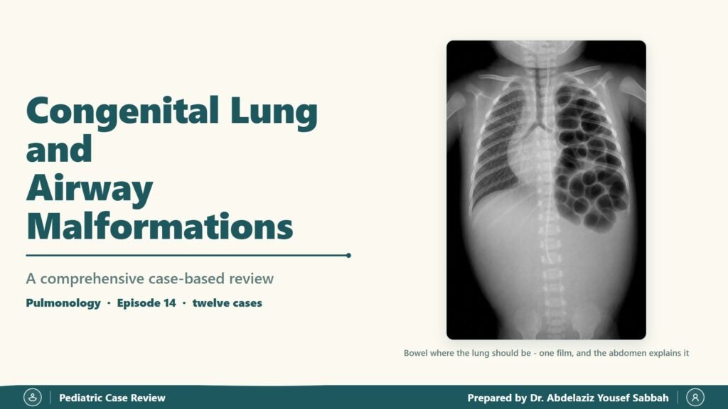 Congenital Lung and Airway Malformations slide 1