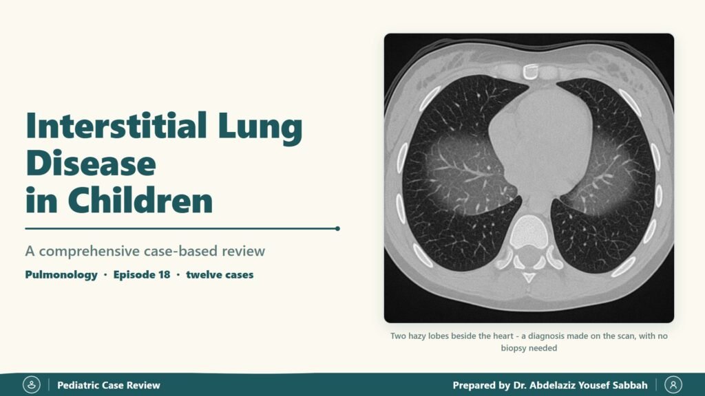 Interstitial Lung Disease in Children slide 1