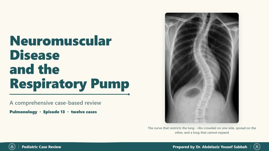 Neuromuscular Disease and the Respiratory Pump slide 1