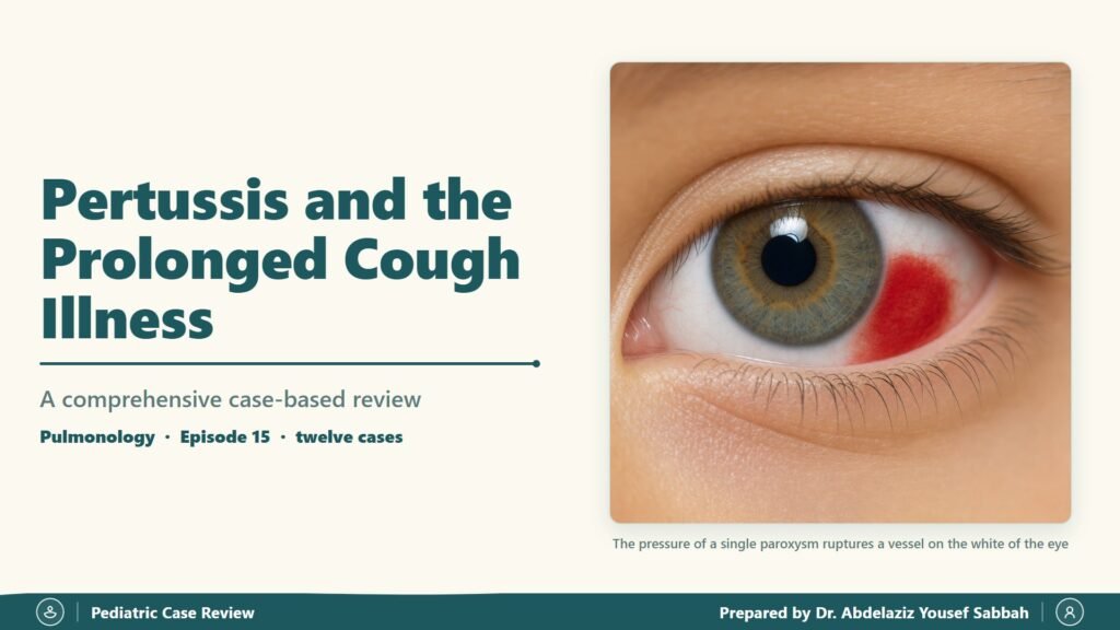 Pertussis and the Prolonged Cough Illness slide 1