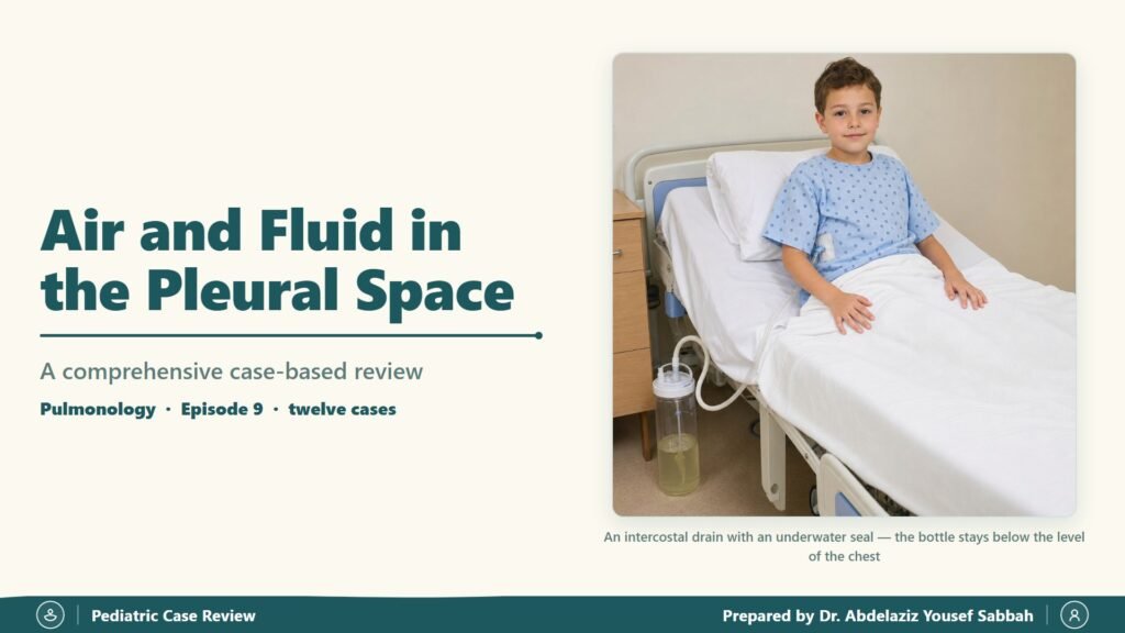 Air and Fluid in the Pleural Space slide 1