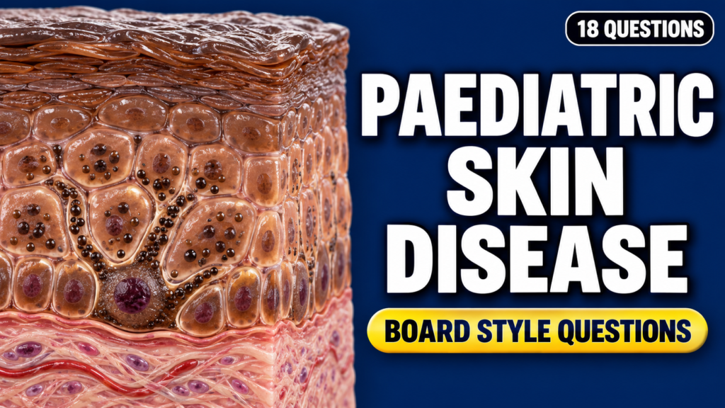 Paediatric Skin Disease in Skin of Colour — Board-Style Questions