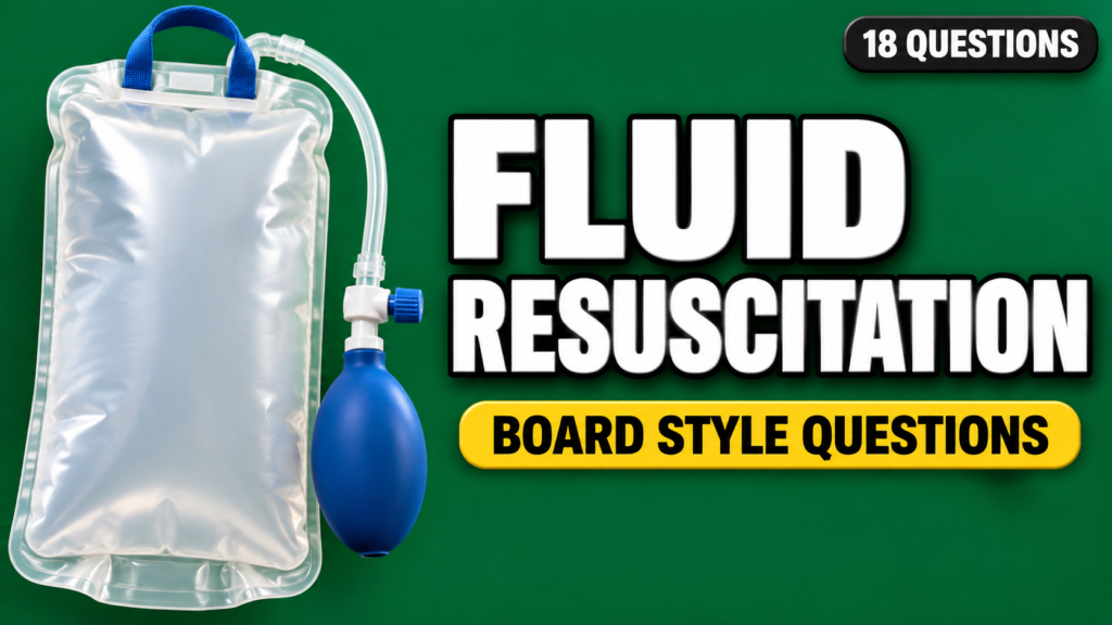 Fluid Resuscitation in Paediatric Shock — Board-Style Questions