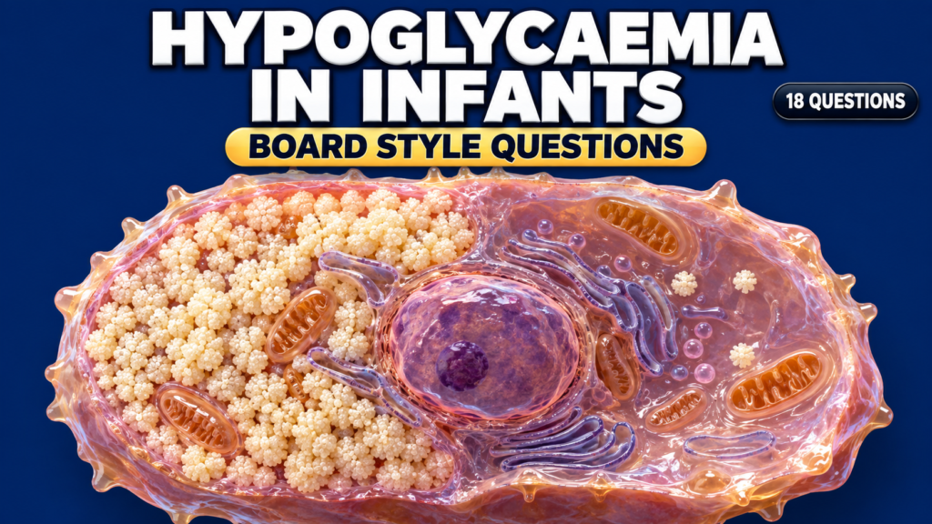 Hypoglycaemia in Infants and Children — Board-Style Questions