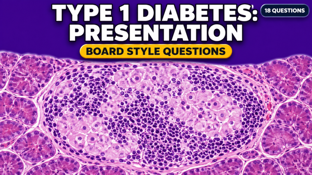 Type 1 Diabetes: Presentation and Diagnosis — Board-Style Questions