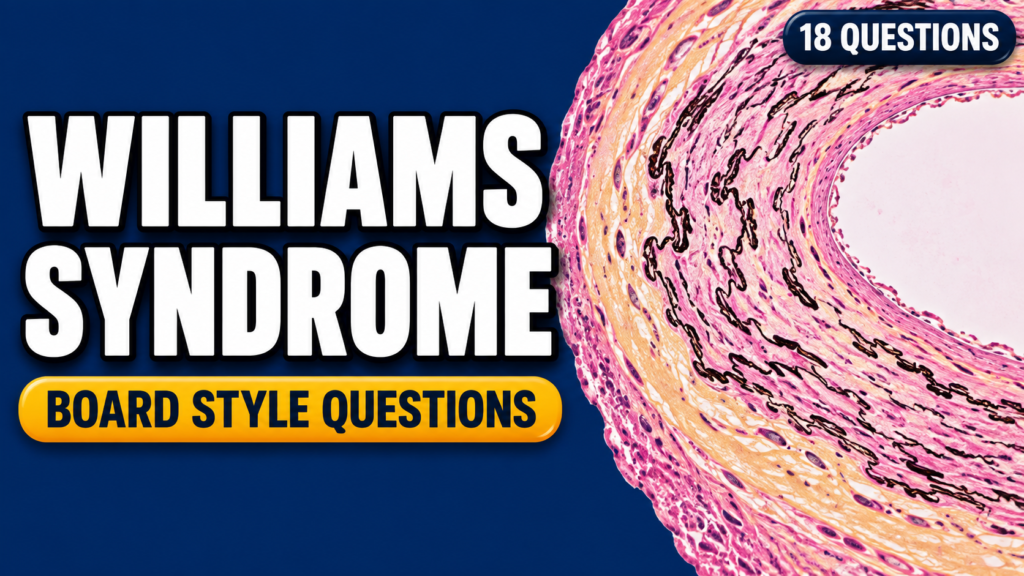 Williams Syndrome – Board-Style Questions