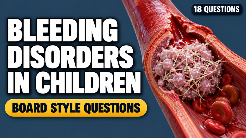 Bleeding Disorders in Children — Board-Style Questions