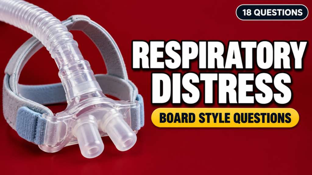 Respiratory Distress in the Newborn — Board-Style Questions