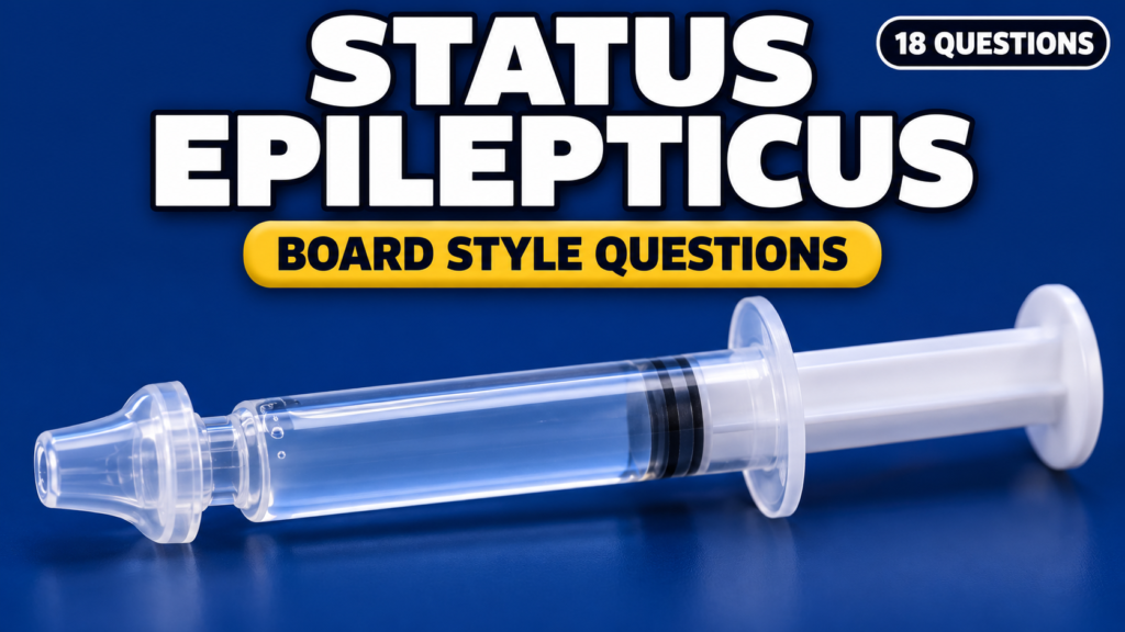 Status Epilepticus and Antiseizure Medication — Board-Style Questions
