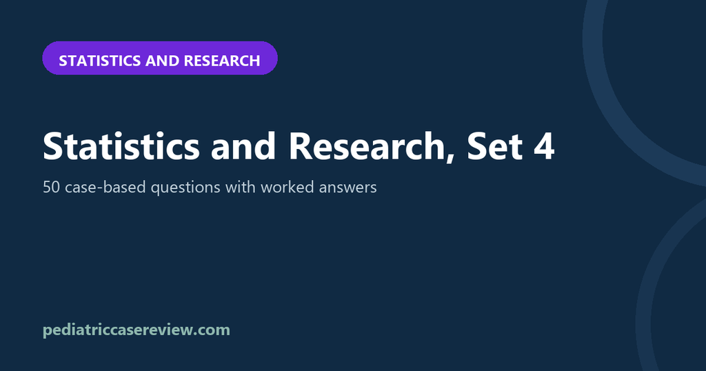 Statistics and Research – Exam Review Set 4