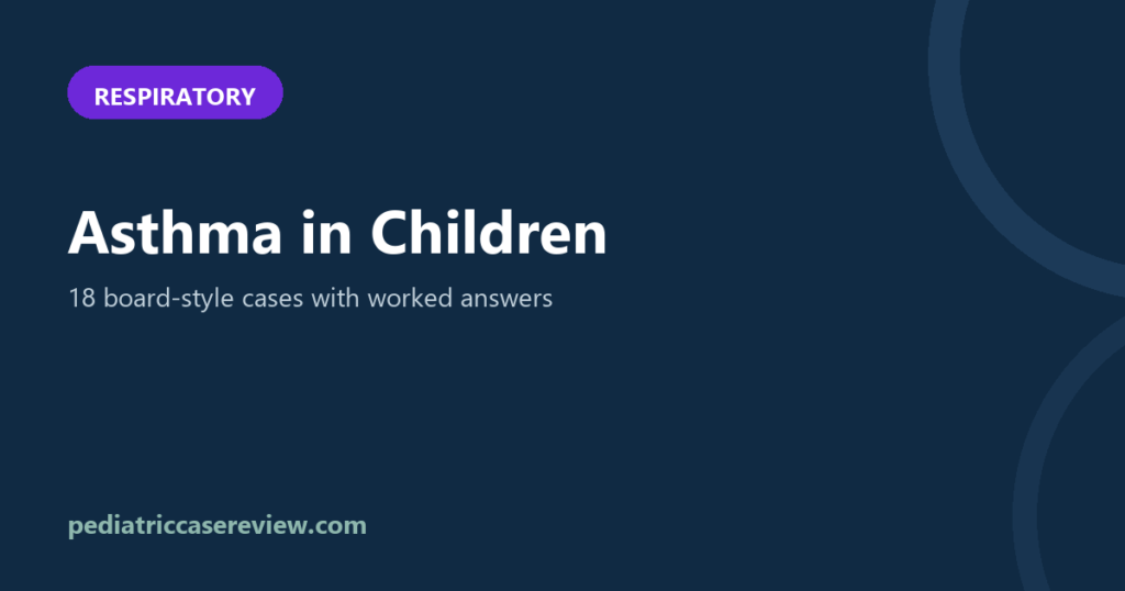Asthma in Children: Diagnosis and Chronic Management